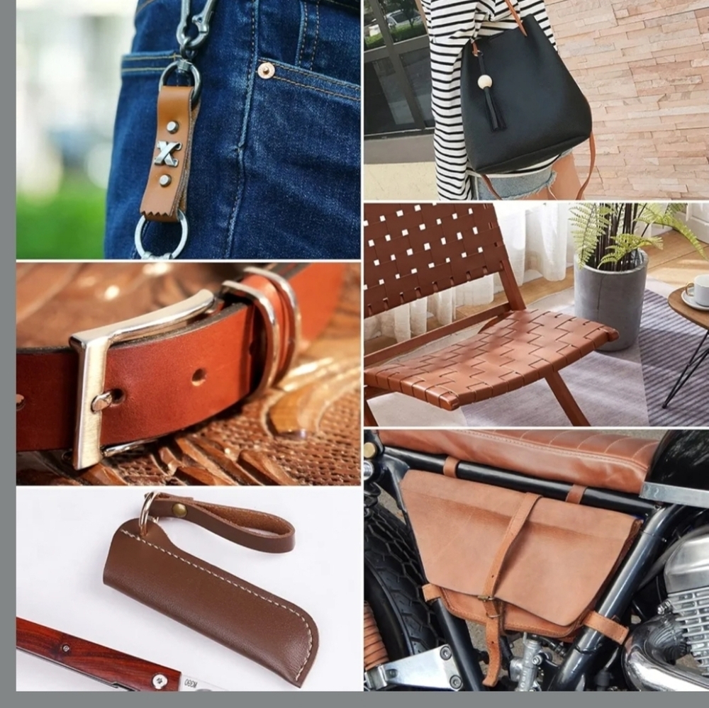 Handmade Cowhide Leather Belts, Purse Straps Etc. Made To Order - Picture 2 of 6